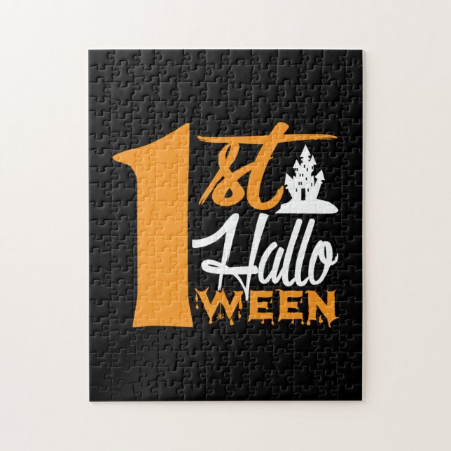 Puzzle Primer cumpleaños de Halloween (Vertical)