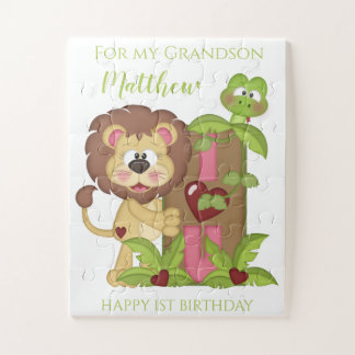 Puzzle Primer cumpleaños del abuelo Cute