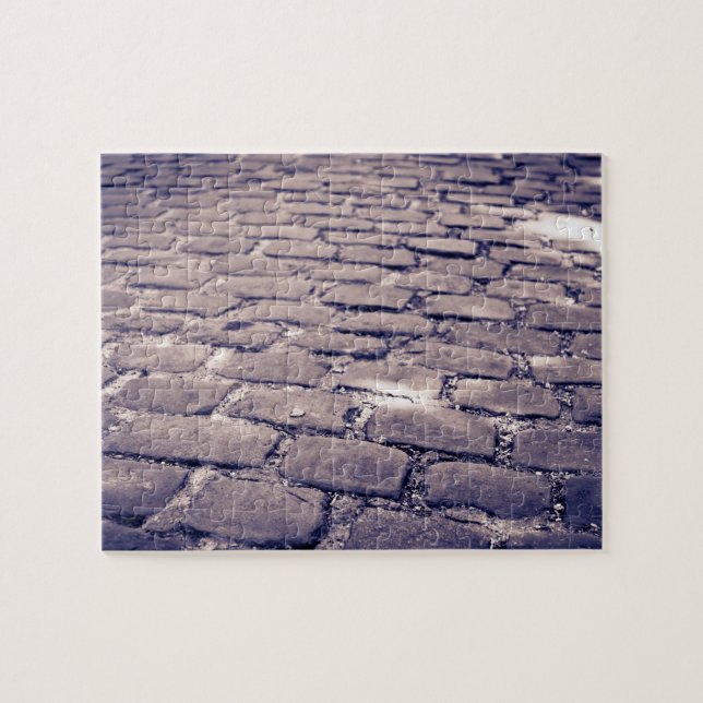 Puzzle Primer plano de calle empedrada (Horizontal)