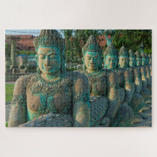 Puzzle Primer plano de esculturas de artistas