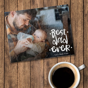 Puzzle Primer regalo de foto personalizado del Día del Pa