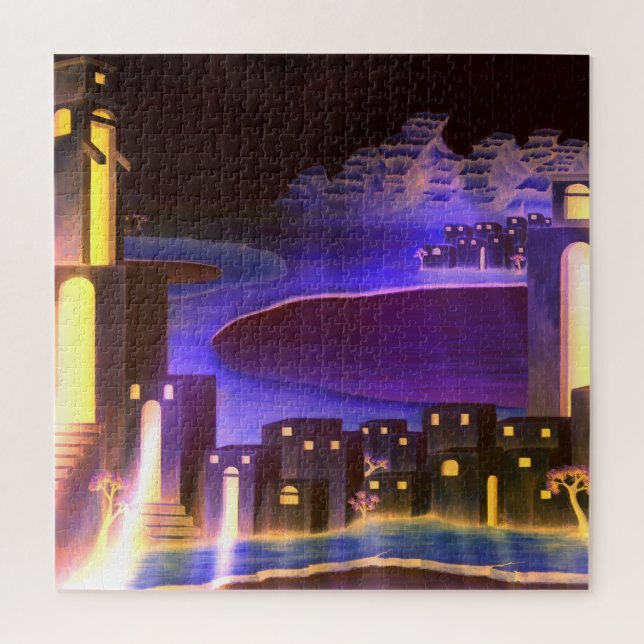 Puzzle "Primer revelación" - arte misterioso críptico (Vertical)