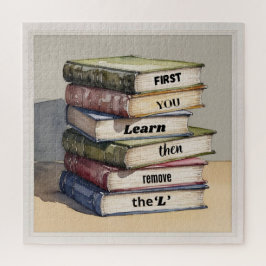 Puzzle Primero aprendes a eliminar la L