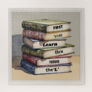 Puzzle Primero aprendes a eliminar la L