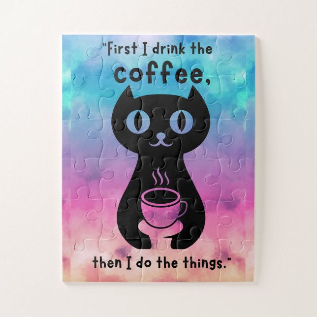 Puzzle Primero bebo el café y luego hago esto (Vertical)