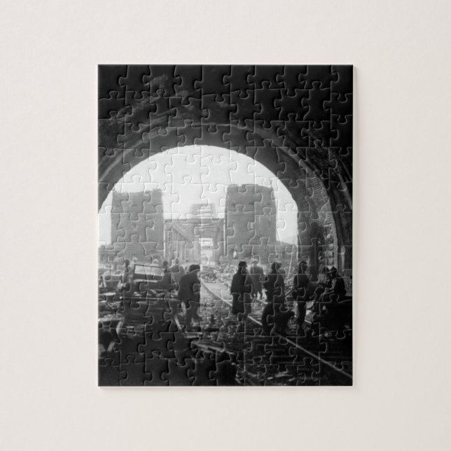 Puzzle Primeros hombres del ejército americano E imagen (Vertical)