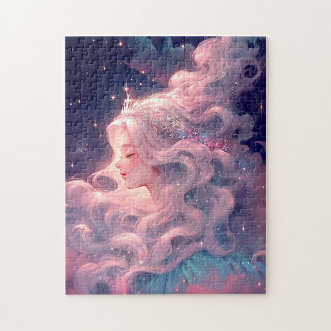 Puzzle Princesa Anime Chica Hecha De Estrellas (Vertical)