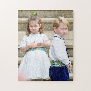 Puzzle Princesa Charlotte y príncipe George