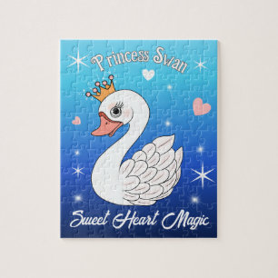 Puzzle Princesa Cisne Corazón Dulce Magia