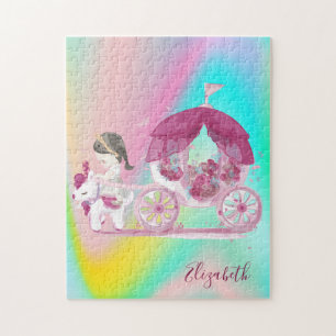 Puzzle Princesa de Cariage Colorido Ombre Abstracto