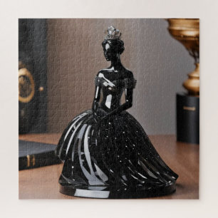 Puzzle Princesa de cristal de cristal con vestido negro