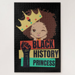 Puzzle Princesa de Historia Negra Melanin Chica Magic