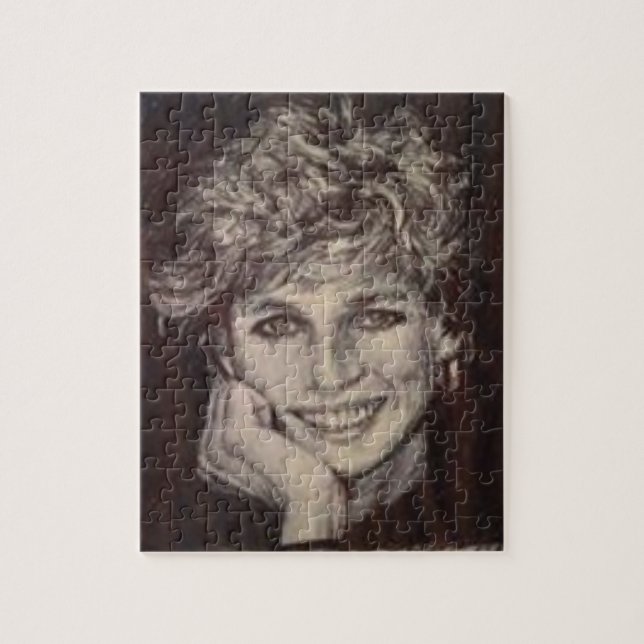 PUZZLE PRINCESA DIANA INK PEN PORTRAIT (Vertical)
