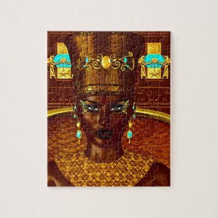 Puzzle Princesa egipcia negra en nuestro arte digital