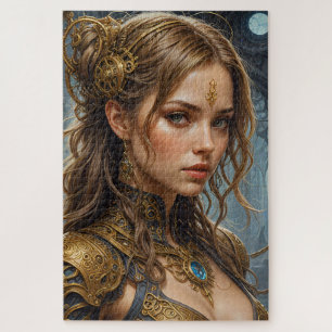 Puzzle Princesa guerrera de Steampunk