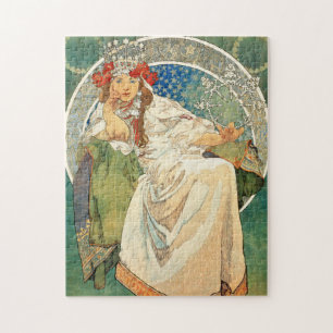Puzzle Princesa Hyacinth de Alfonso Mucha