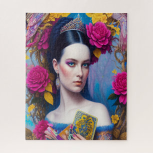 Puzzle Princesa mostrando su bolso