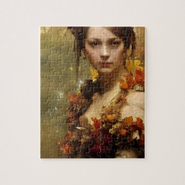 Puzzle princesa renacentista de otoño (Vertical)