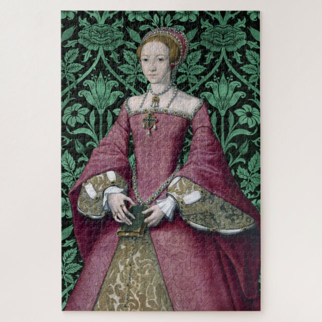 Puzzle Princesa Retrato Elizabeth Tudor, Reina (Vertical)