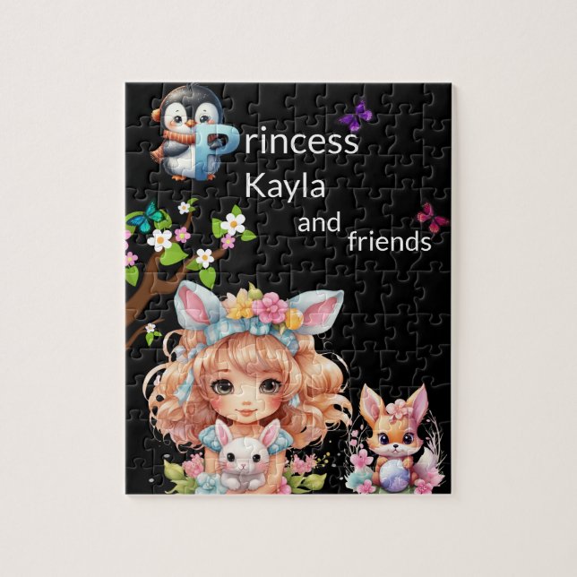 Puzzle Princesa y amigos (Vertical)