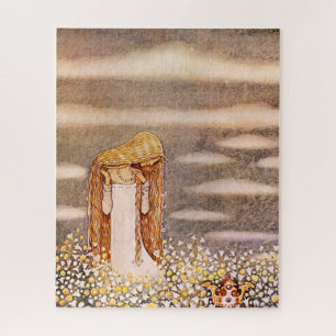 Puzzle “Princess Tuvstarr” John Bauer Acuarela