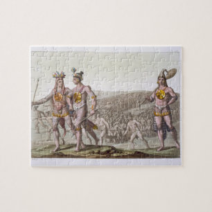 Puzzle Principal Outina, enemigo de Saturiba, camina