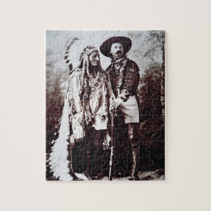 Puzzle Principal sentada Bull (1831-90) en viaje con el
