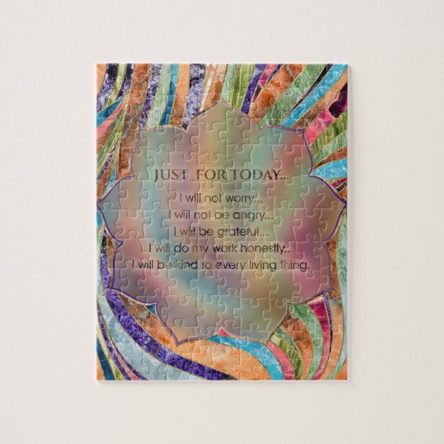 Puzzle Principios de Reiki - preceptos de Reiki (Vertical)