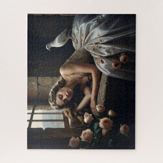 Puzzle Print Cut Sew Bag (Vertical)