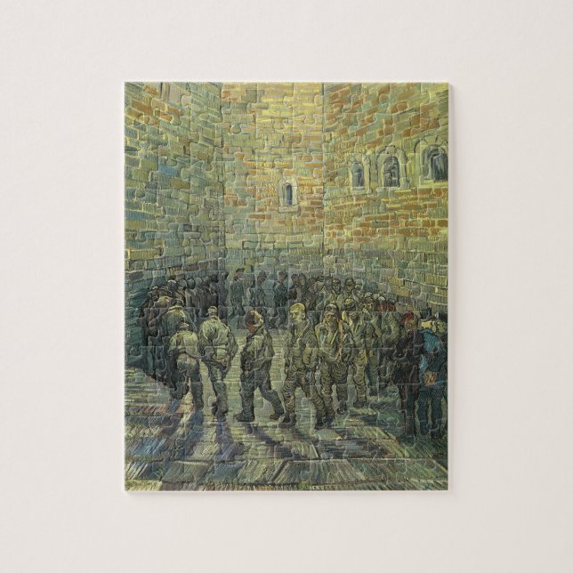 Puzzle Prisioneros ejerciendo por Vincent van Gogh (Vertical)