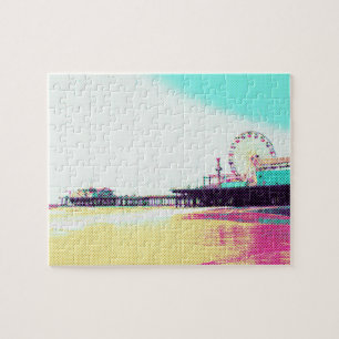Puzzle Prismatic Dots Santa Monica Pier