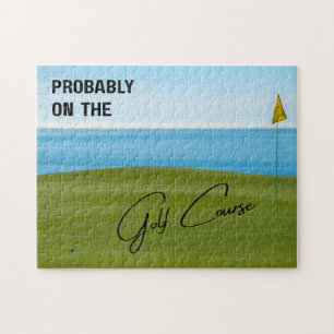 Puzzle Probablemente en el Campo de Golf Amantes del Golf