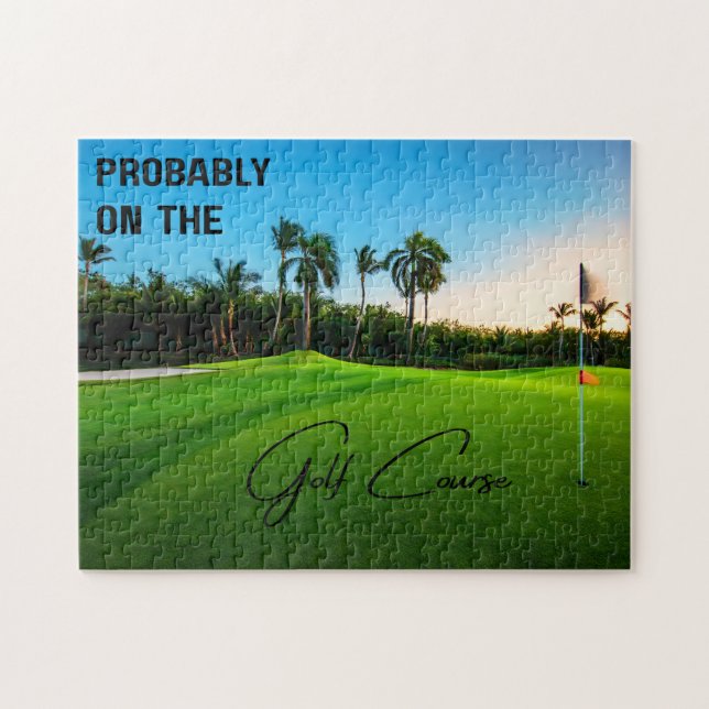 Puzzle Probablemente en el Campo de Golf Amantes del Golf (Horizontal)
