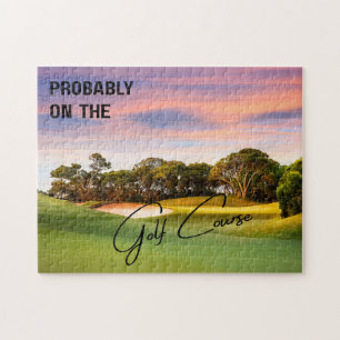 Puzzle Probablemente en el Campo de Golf Amantes del Golf