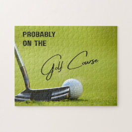 Puzzle Probablemente en el Campo de Golf Amantes del Golf