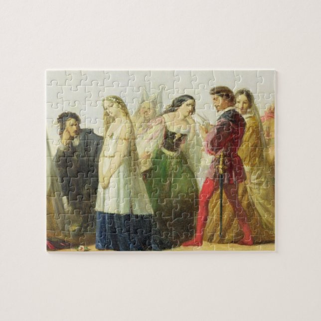 Puzzle Procesión de caracteres de Shakespeare (aceite (Horizontal)