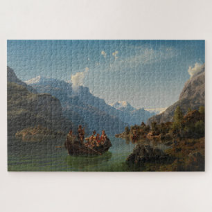 Puzzle Procesión nupcial en el acorde Hardangerfjord