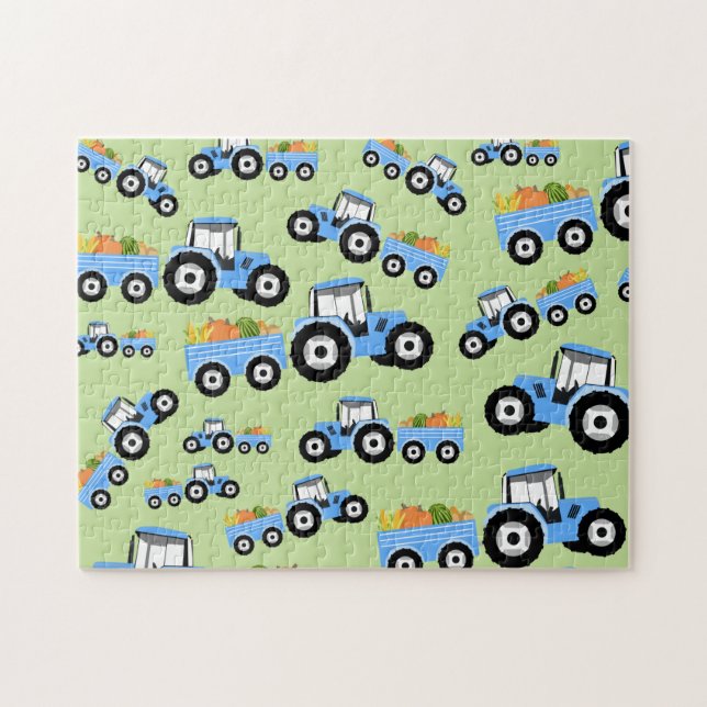 Puzzle Producción de la granja de camiones de remolque az (Horizontal)