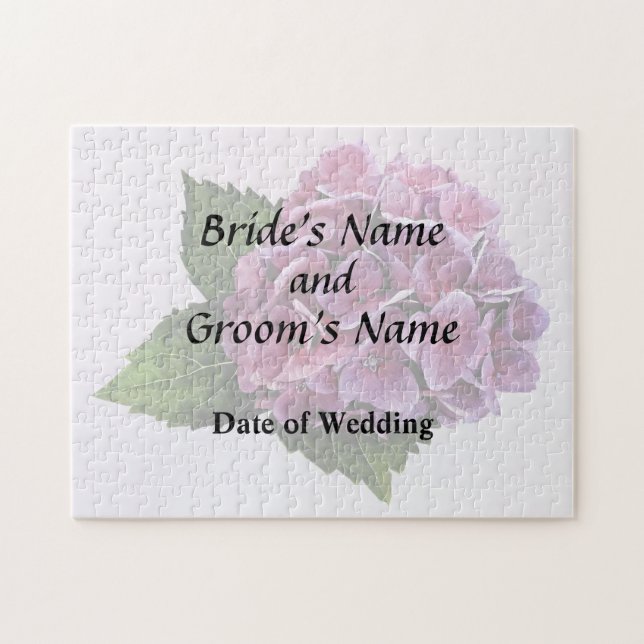 Puzzle Productos marrón de la boda del Hydrangea (Horizontal)
