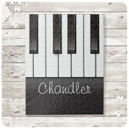 Puzzle Profesor de Música de Piano Personalizado NOMBRE