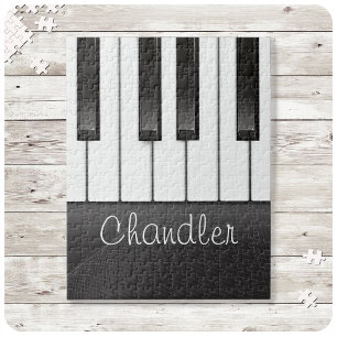 Puzzle Profesor de Música de Piano Personalizado NOMBRE
