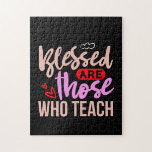 Puzzle Profesora de Regalos Bienaventurados Los Que Ens
