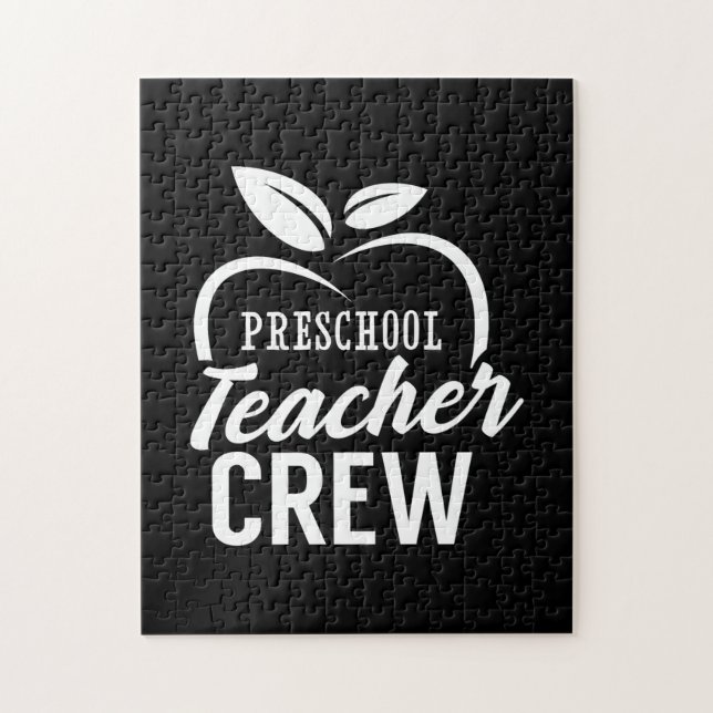 Puzzle Profesora de Regalos | Equipo docente preescolar (Vertical)