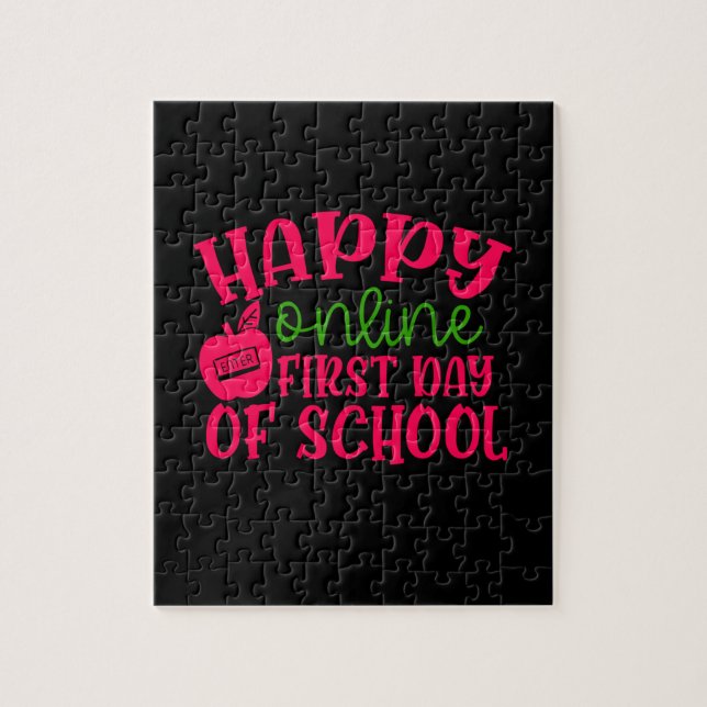 Puzzle Profesora de Regalos | Feliz Primer Día Escolar En (Vertical)
