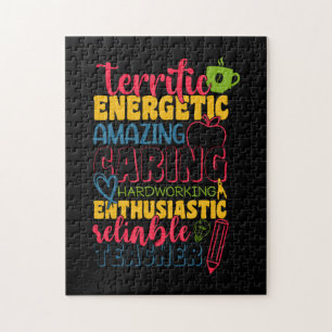 Puzzle Profesora de Regalos   Magnífico profesor de cuida