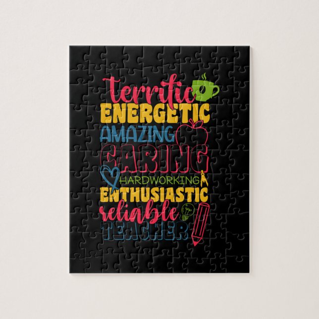 Puzzle Profesora de Regalos | Magnífico profesor de cuida (Vertical)