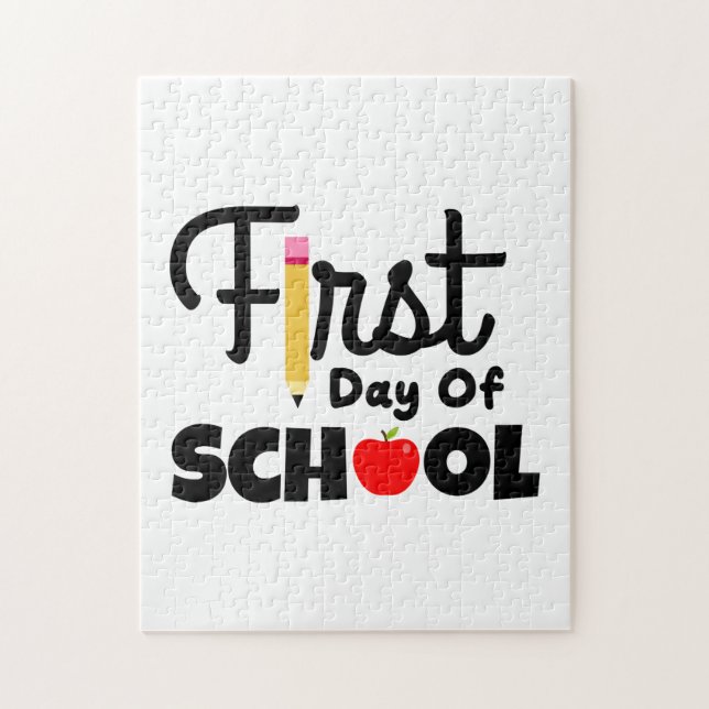Puzzle Profesora de Regalos | Primer Día De La Escuela (Vertical)