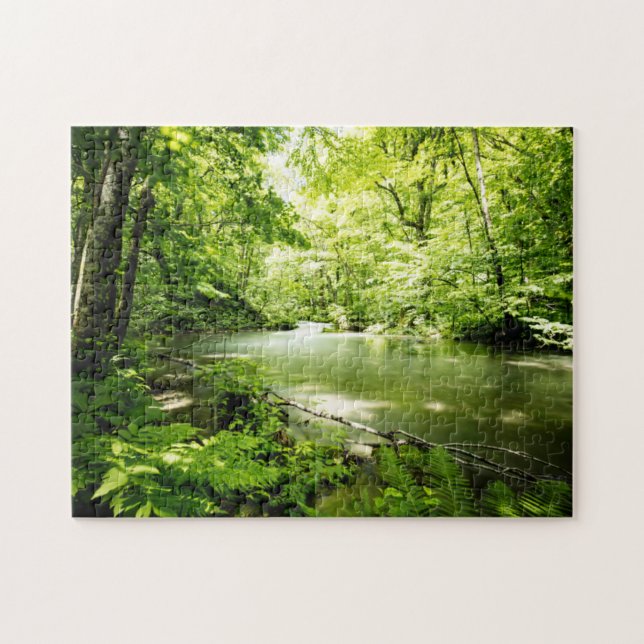Puzzle Profundamente en el bosque (Horizontal)