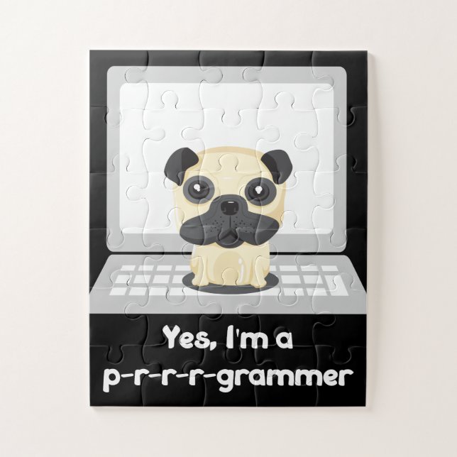 Puzzle Programador de pug (Vertical)
