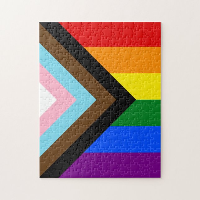 Puzzle Progress Pride Flag (Vertical)